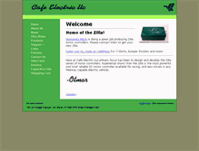 Tablet Screenshot of cafeelectric.com